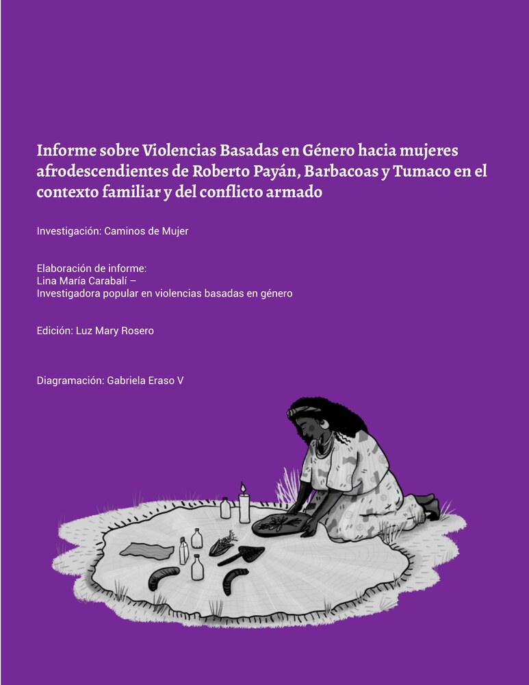 Tapa del informe «Fragmentando el Silencio» — Violencias Basadas en Género hacia mujeres afrodescendientes